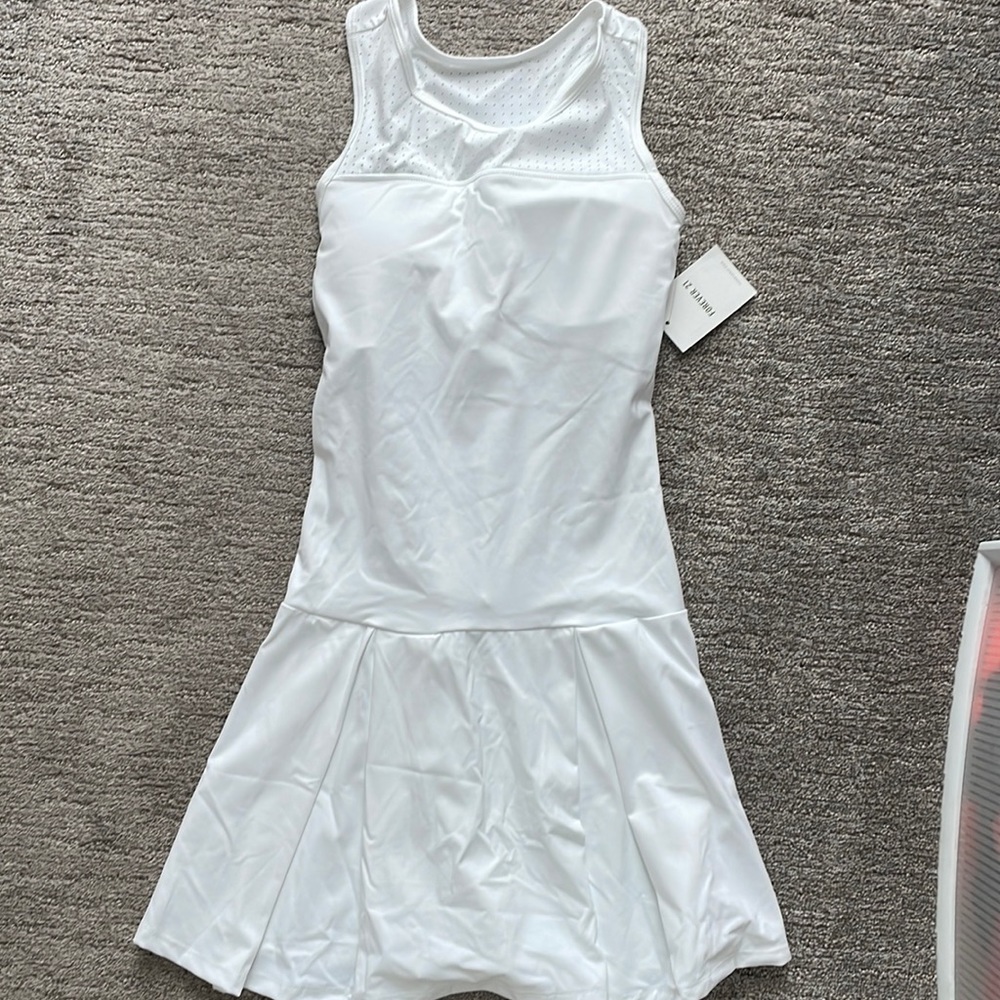 Brand new, never worn with tags white tennis dress.